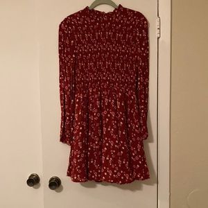 red floral valentines dress ❤️